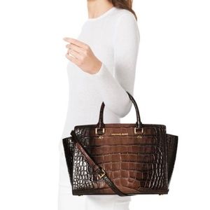 Michael Kors Selma crocodile